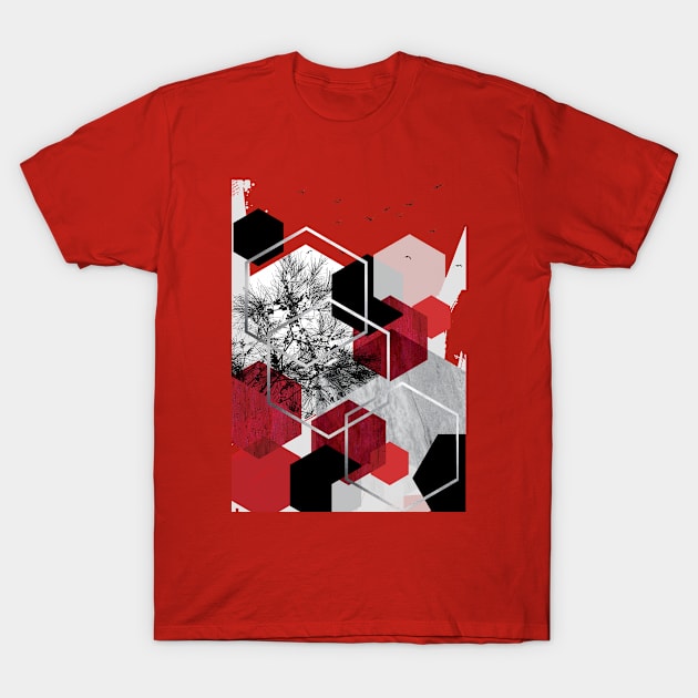 Digital Landscape Part 1 T-Shirt by UrbanEpiphany